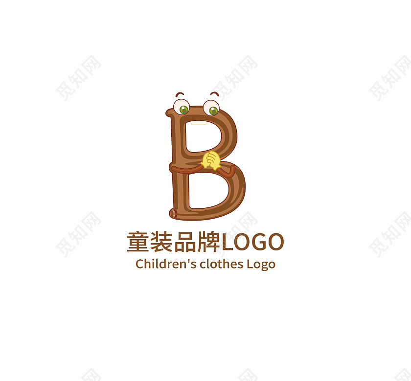 童装标志logo模板设计衣服店铺儿童服饰logo童装logo