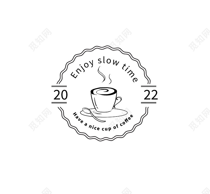 咖啡标志logo模板设计咖啡馆logo咖啡logo