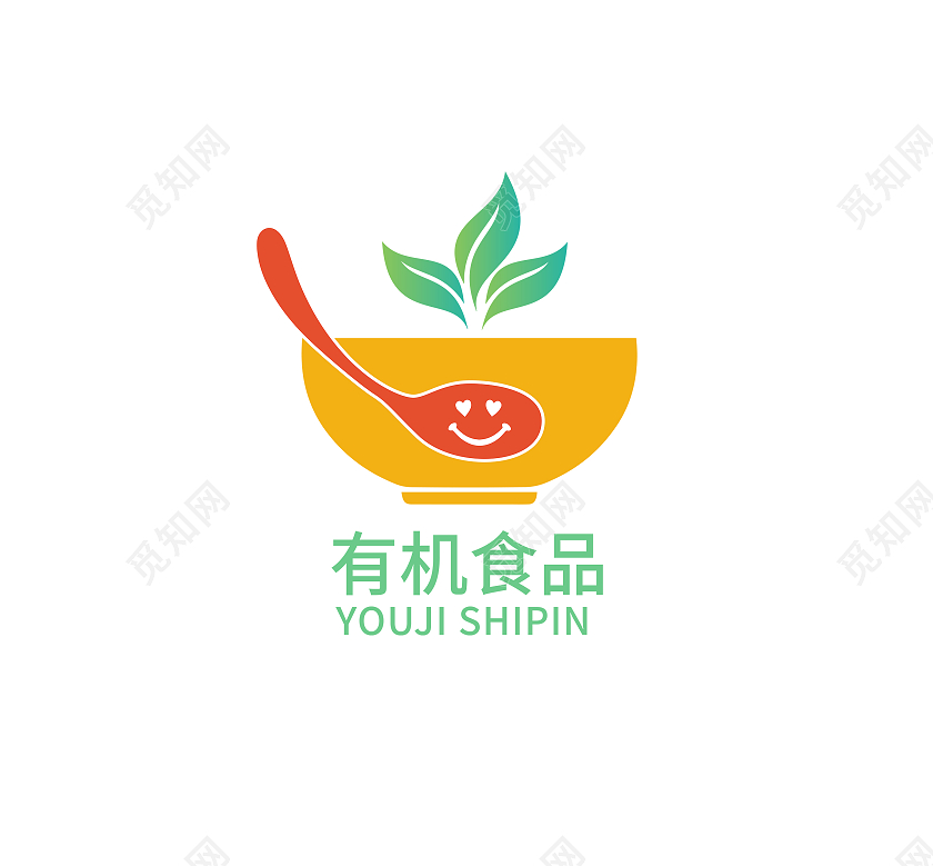 绿色食品标志LOGO店铺标志logo店铺logo食品logo