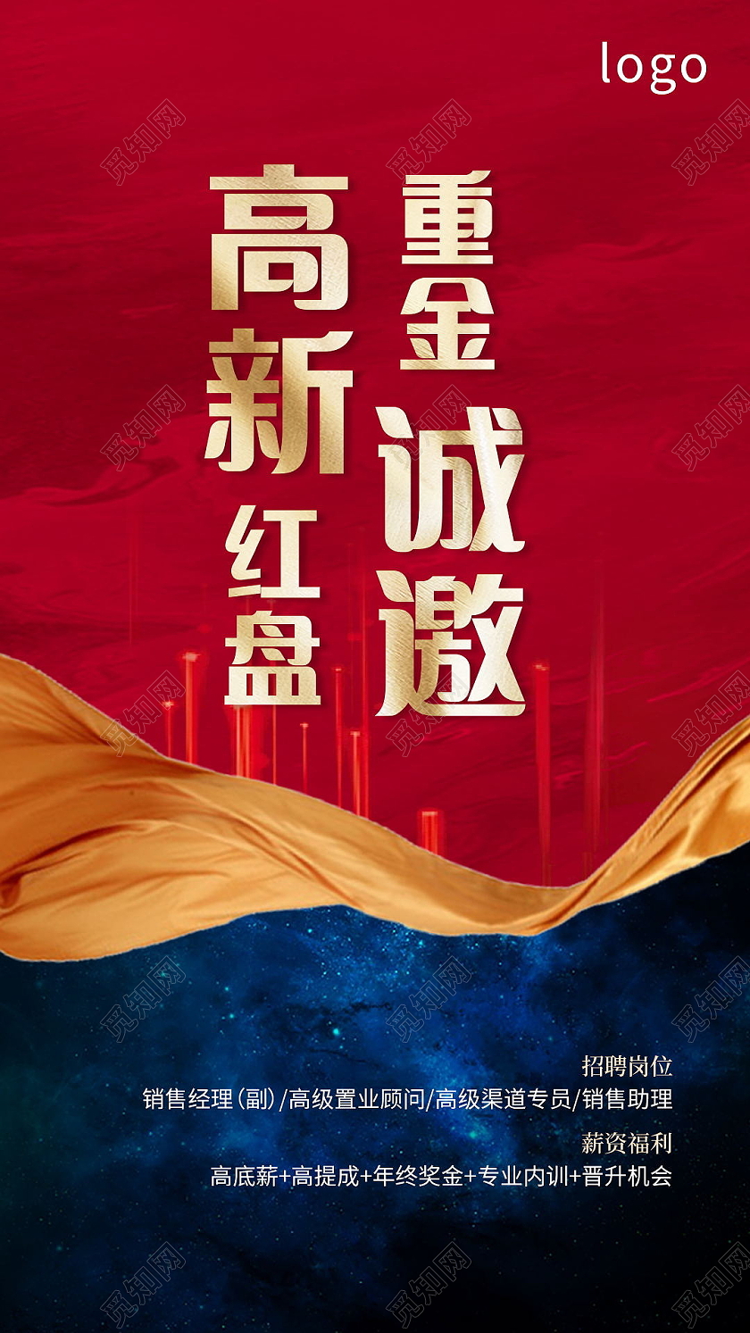 微信招聘海报手机海报招聘模板设计