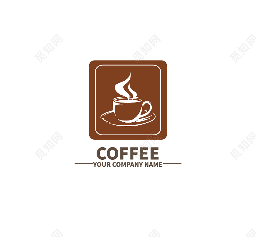 咖啡标志logo模板设计咖啡馆logo咖啡logo