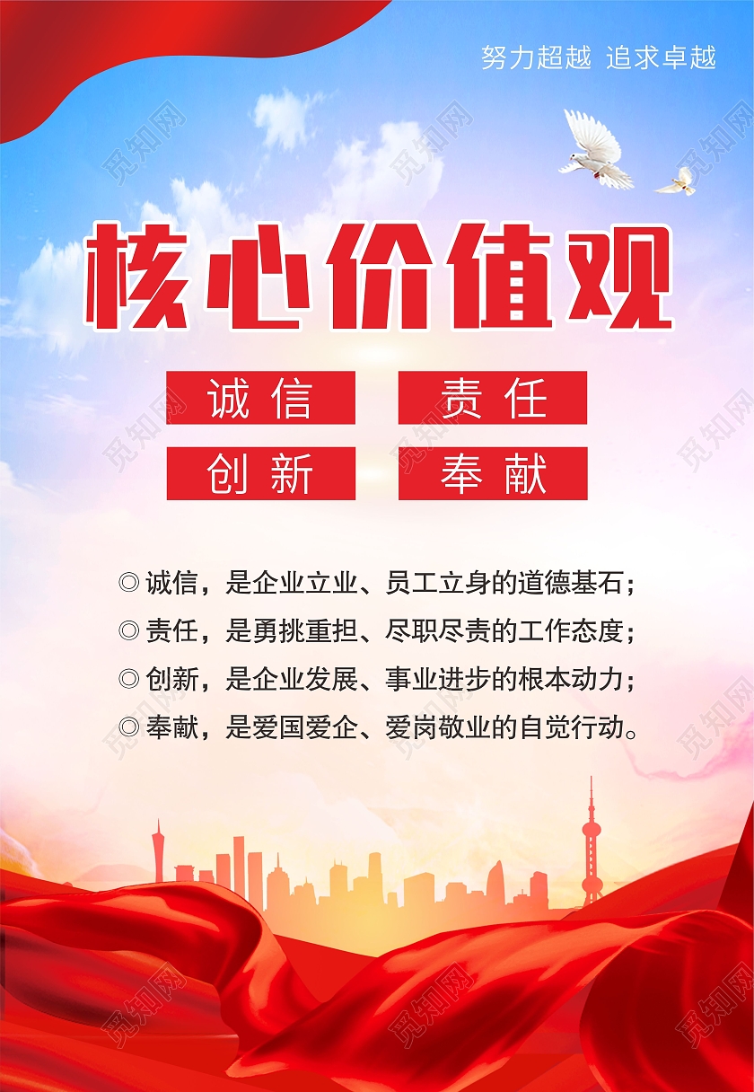 紫色绚丽电网核心价值观诚信责任海报背景国网