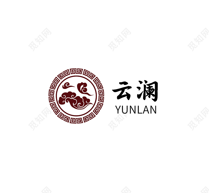 古风标志古风标识模板设计印章logo古风logo