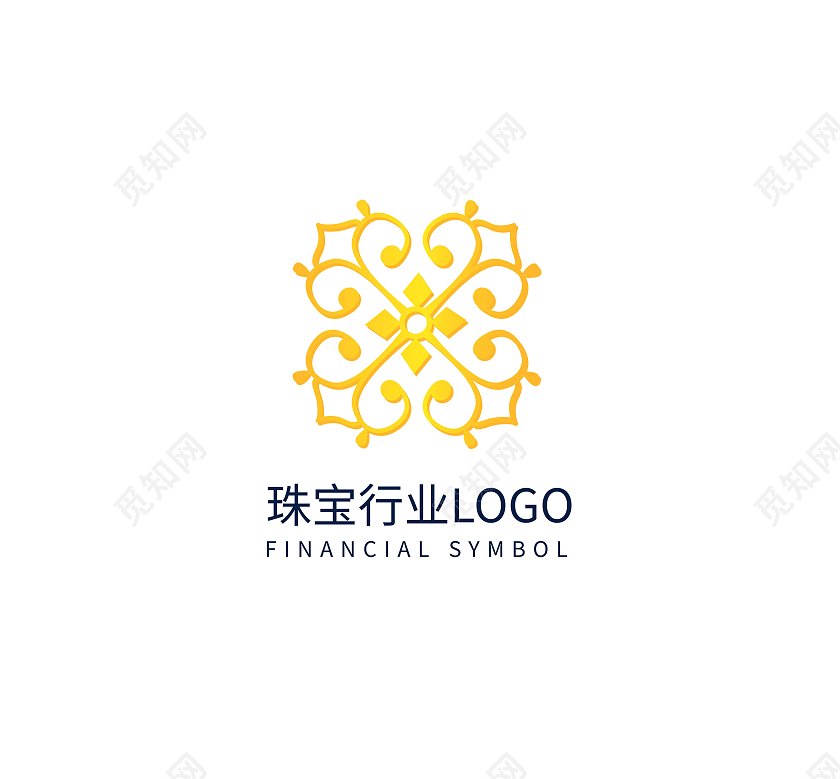 珠宝首饰标志皇冠钻戒LOGO模板设计珠宝logo