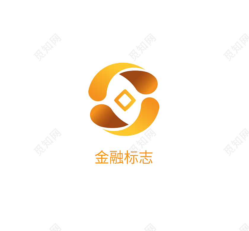金融财产标志金融LOGO金融标识模板设计金融logo