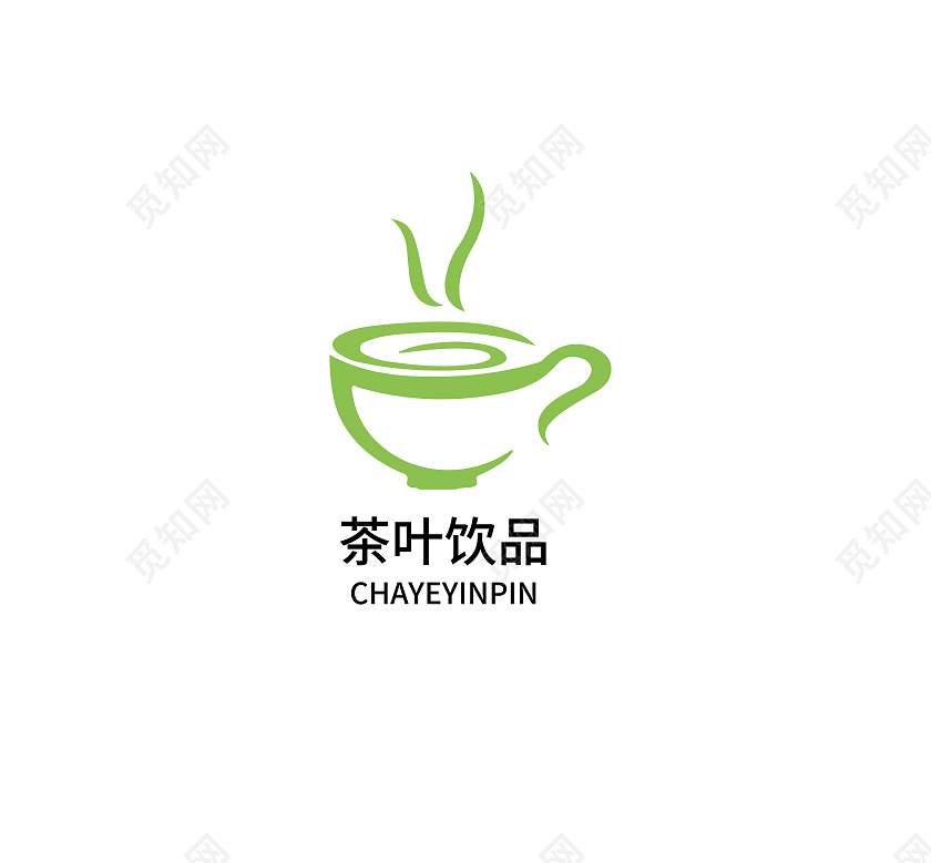 传统风格茶叶茶行标志茶叶logo茶壶模板设计茶叶logo设计