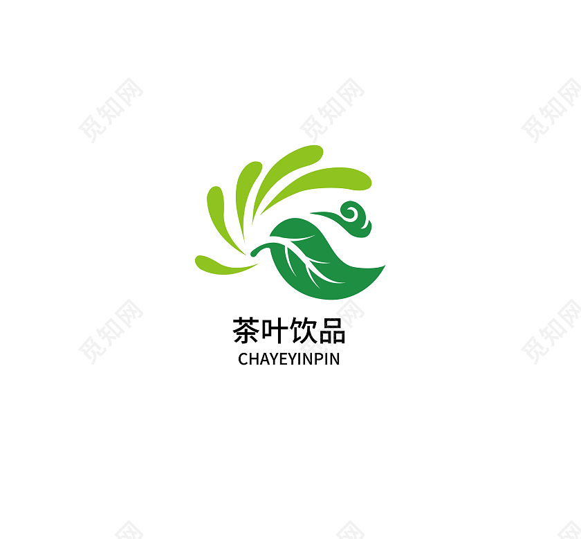 传统风格茶叶茶行标志茶叶logo茶壶模板设计茶叶logo设计