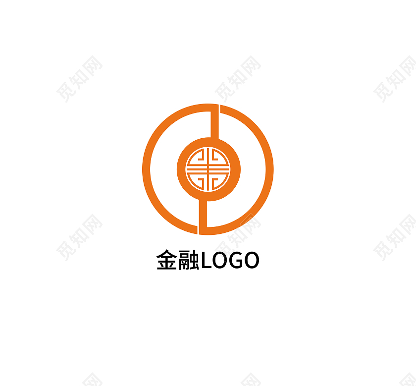 金融财产标志金融LOGO金融标识模板设计金融logo