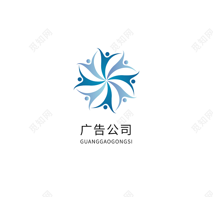 科技公司标志科技LOGO标识模板科技公司logo网吧招聘海报