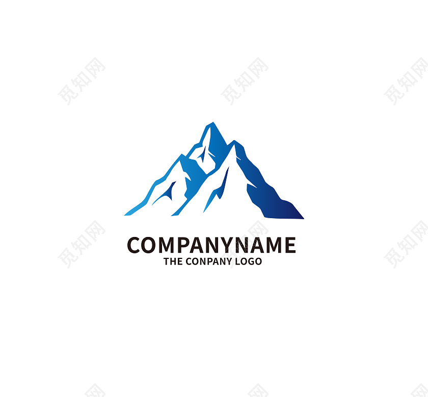 山标志山水LOGO标志标识模板设计山logo