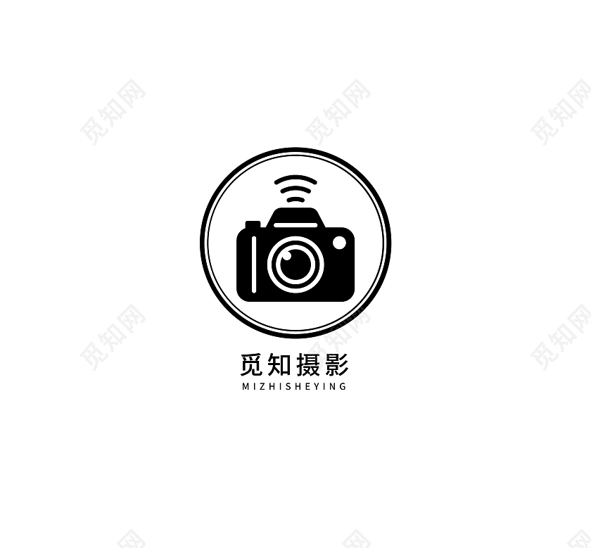 摄影标志拍摄LOGO标识模板照相机LOGO摄影logo