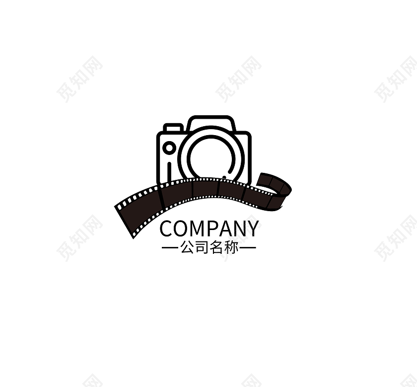 摄影标志拍摄LOGO标识模板照相机LOGO摄影logo