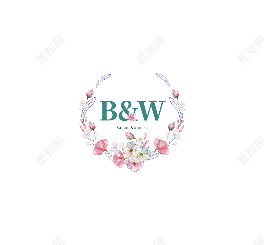 婚礼标志结婚婚庆LOGO字母logo婚礼字母logo