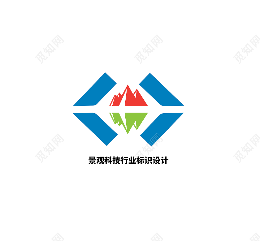 山标志山水LOGO标志标识模板设计山logo会员尊享名片