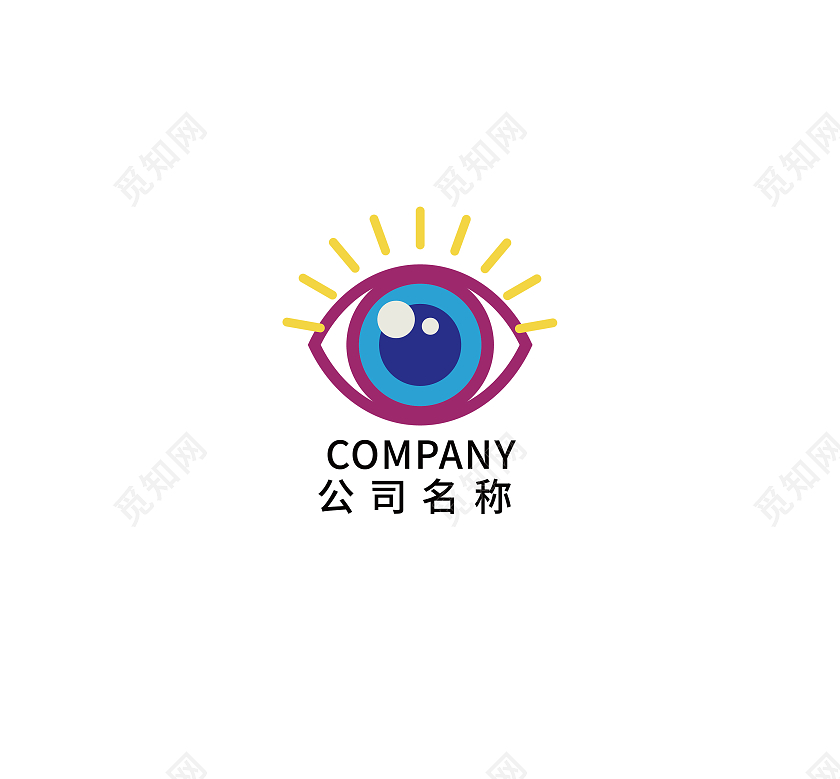 眼睛标志眼睛LOGO标识标志设计logo设计眼睛logo