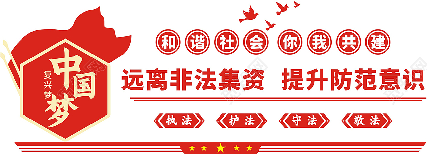 红色庄重简约党建文化墙共筑中国梦党建红色文化墙
