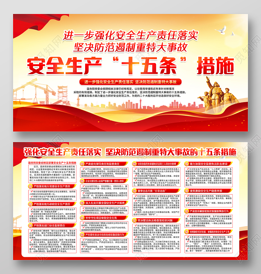 黄色风格安全2022年生产月宣传栏安全生产