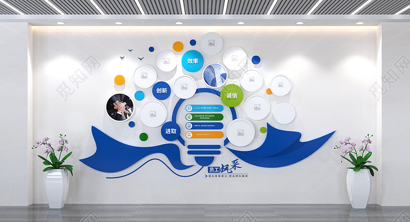 员工风采企业文化墙照片墙员工风采3d文化墙员工风采文化墙