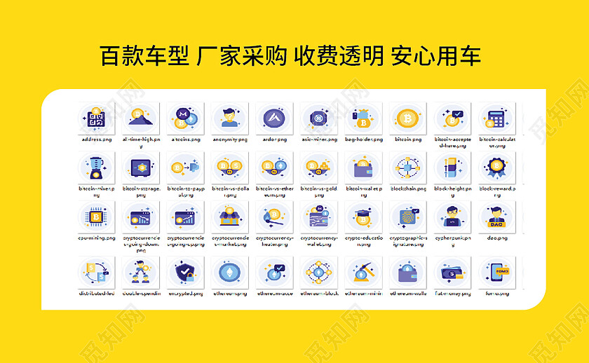 黄颜色背景创意简洁名品汽车销售名片设计汽车名片