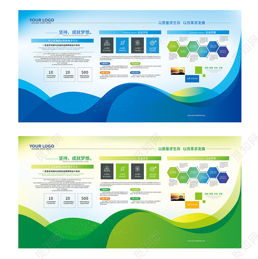 企业公司简介展板公司介绍宣传栏企业展板