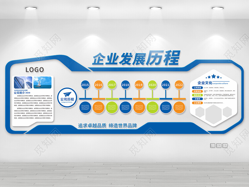 蓝色公司发展企业发展历程