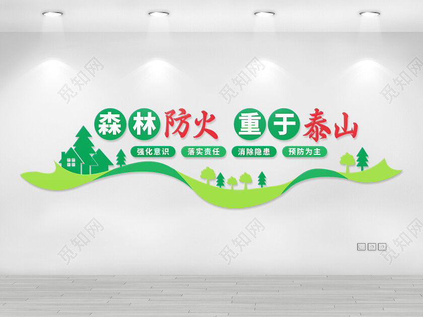 森林防火重于泰山文化墙