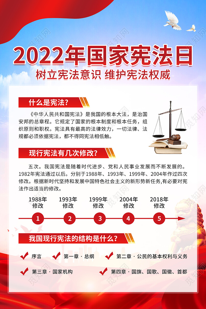 红色党建树立宪法意识维护宪法权威大力弘扬宪法精神宪法套图