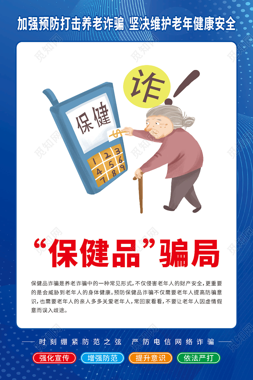养老诈骗养老宣传套图