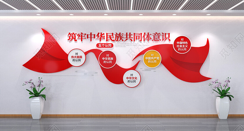 民族团结文化墙中国梦文化墙党建文化墙3D文化墙