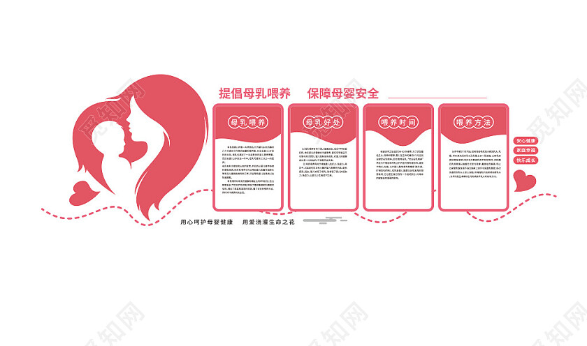 社区妇女之家母婴室文化墙3D文化墙