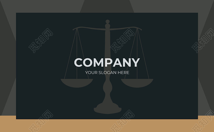 黑金色商务系法务律师名片