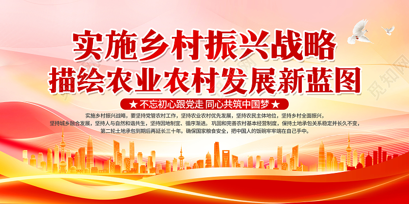 乡村振兴战略农村发展宣传栏