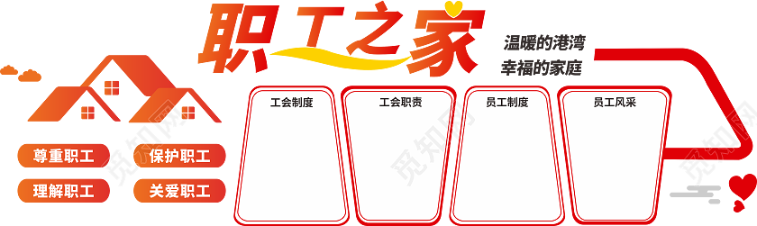 职工之家文化墙常规党建