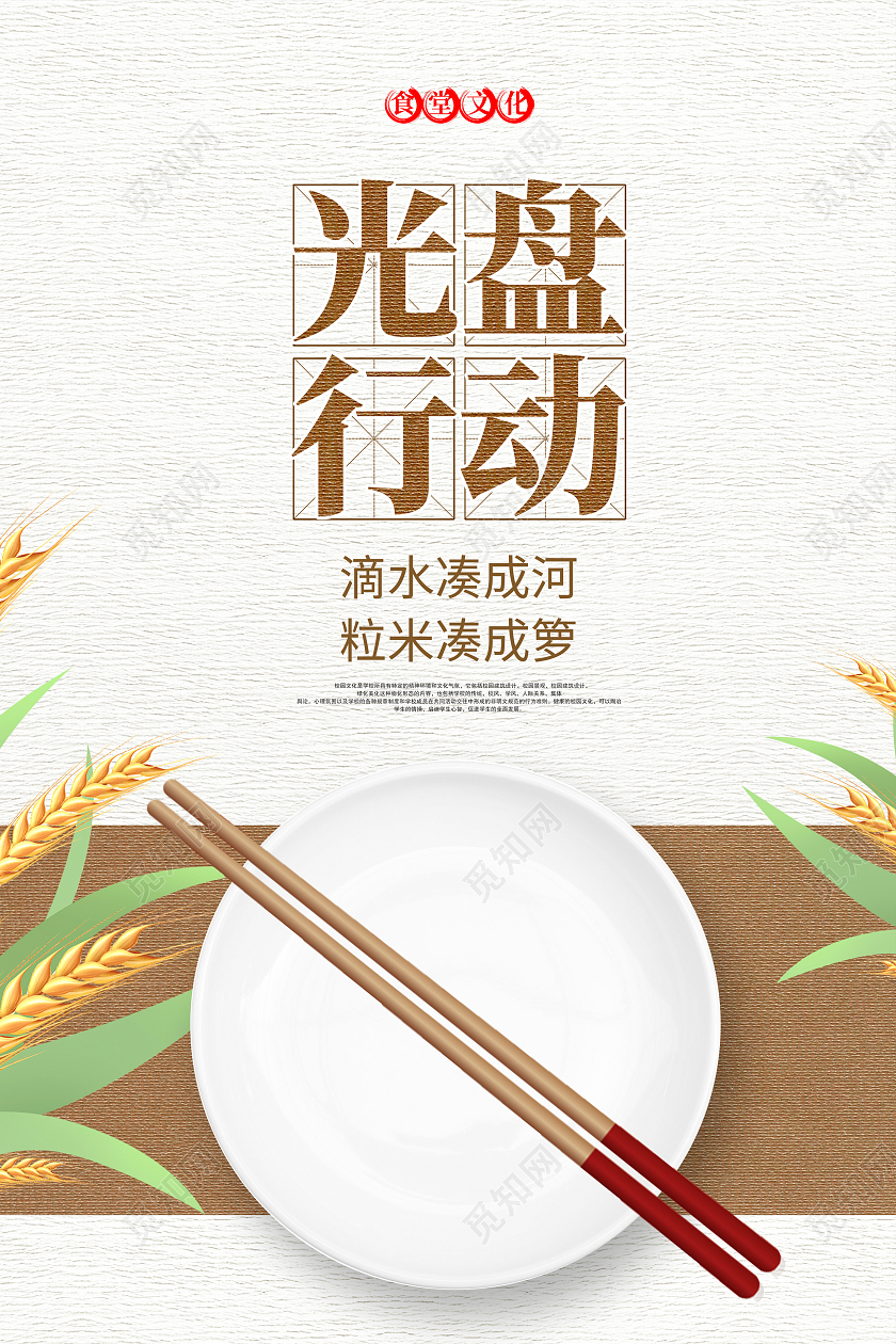 传统中国风光盘行动宣传海报设计