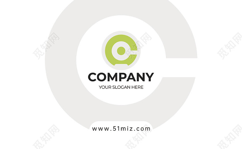 商务高档简洁大气企业简约黑白名片名片设计