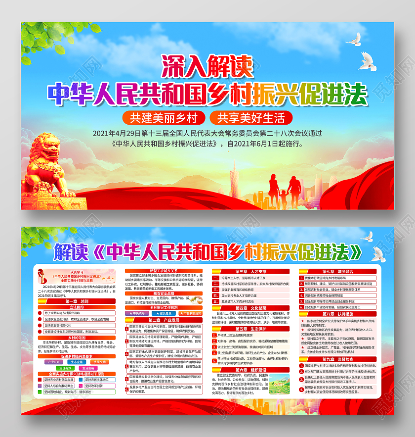 乡村振兴促进法宣传栏