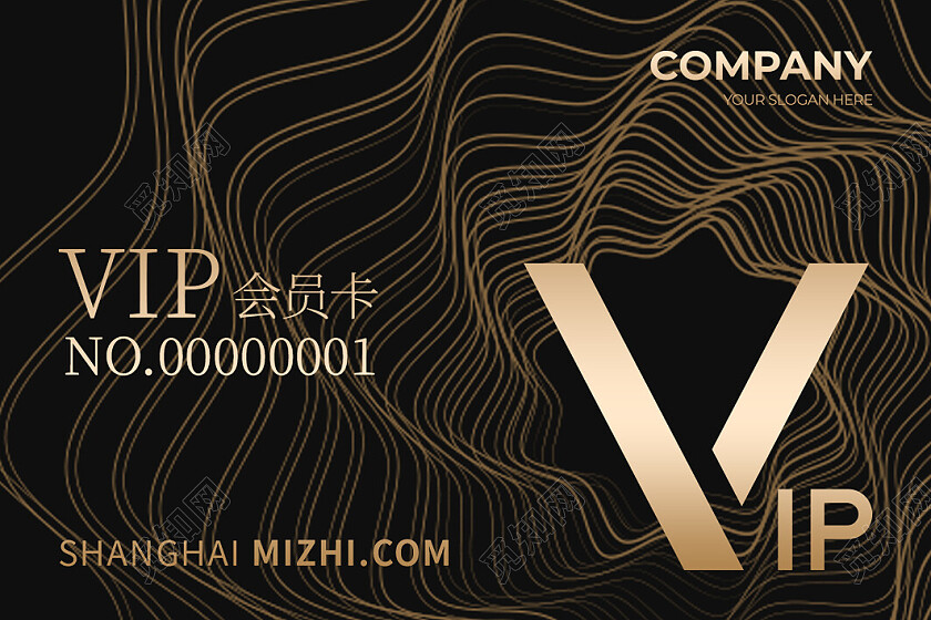 鎏金质感会员卡设计名片设计