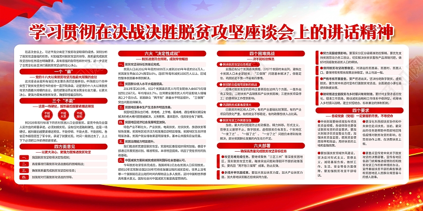 脱贫攻坚宣传栏