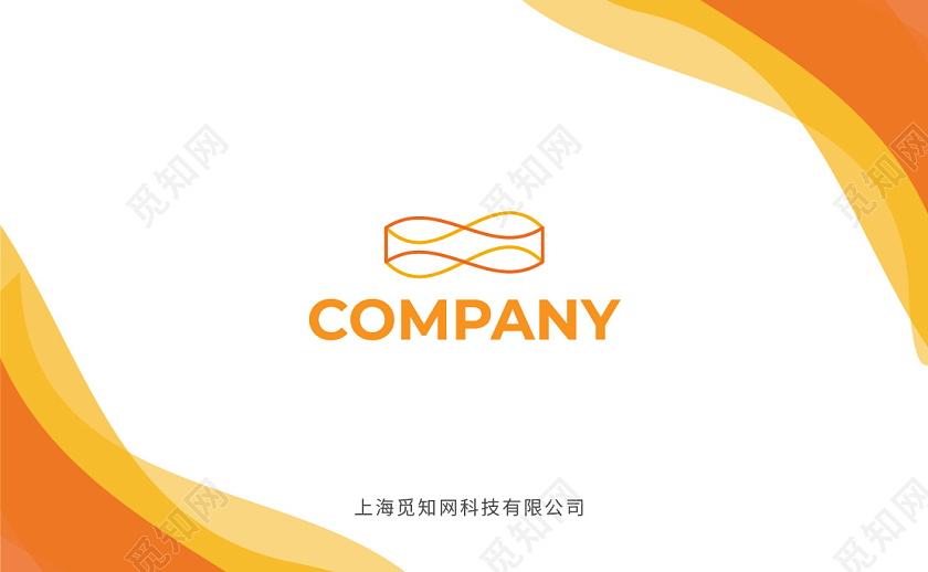 橙色科技名片商务名片高档简洁大气商务科技名片名片设计
