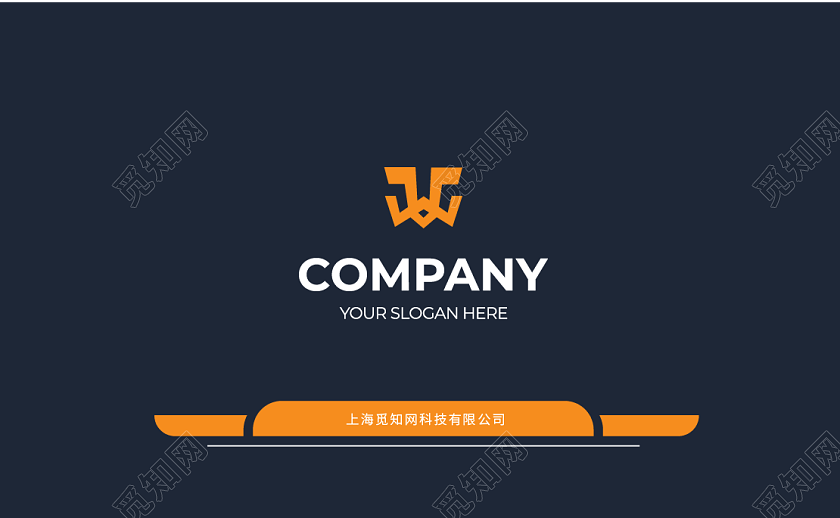 黑色科技名片商务名片高档简洁大气商务科技名片橙色名片名片设计