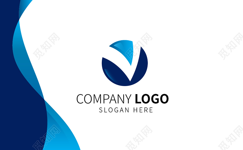 蓝色科技名片商务名片高档简洁大气商务科技名片名片设计