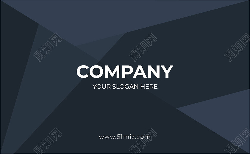 商务高档简洁大气企业名片高端简约名片设计