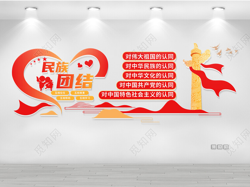 民族团结文化墙