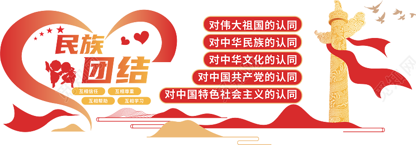 民族团结文化墙