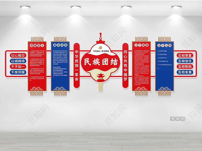 民族团结文化墙