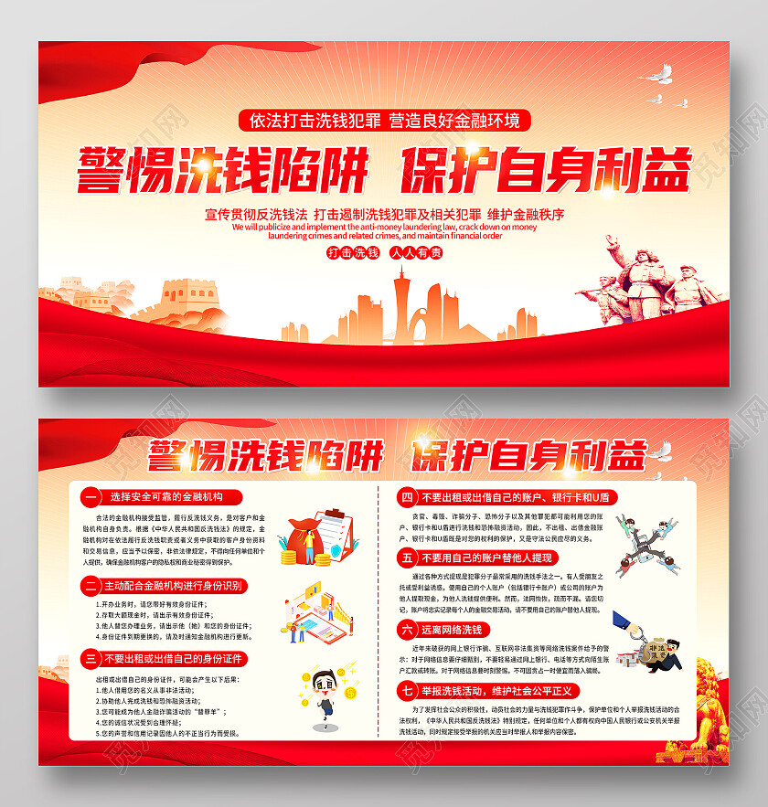 反洗钱展板反洗钱宣传栏