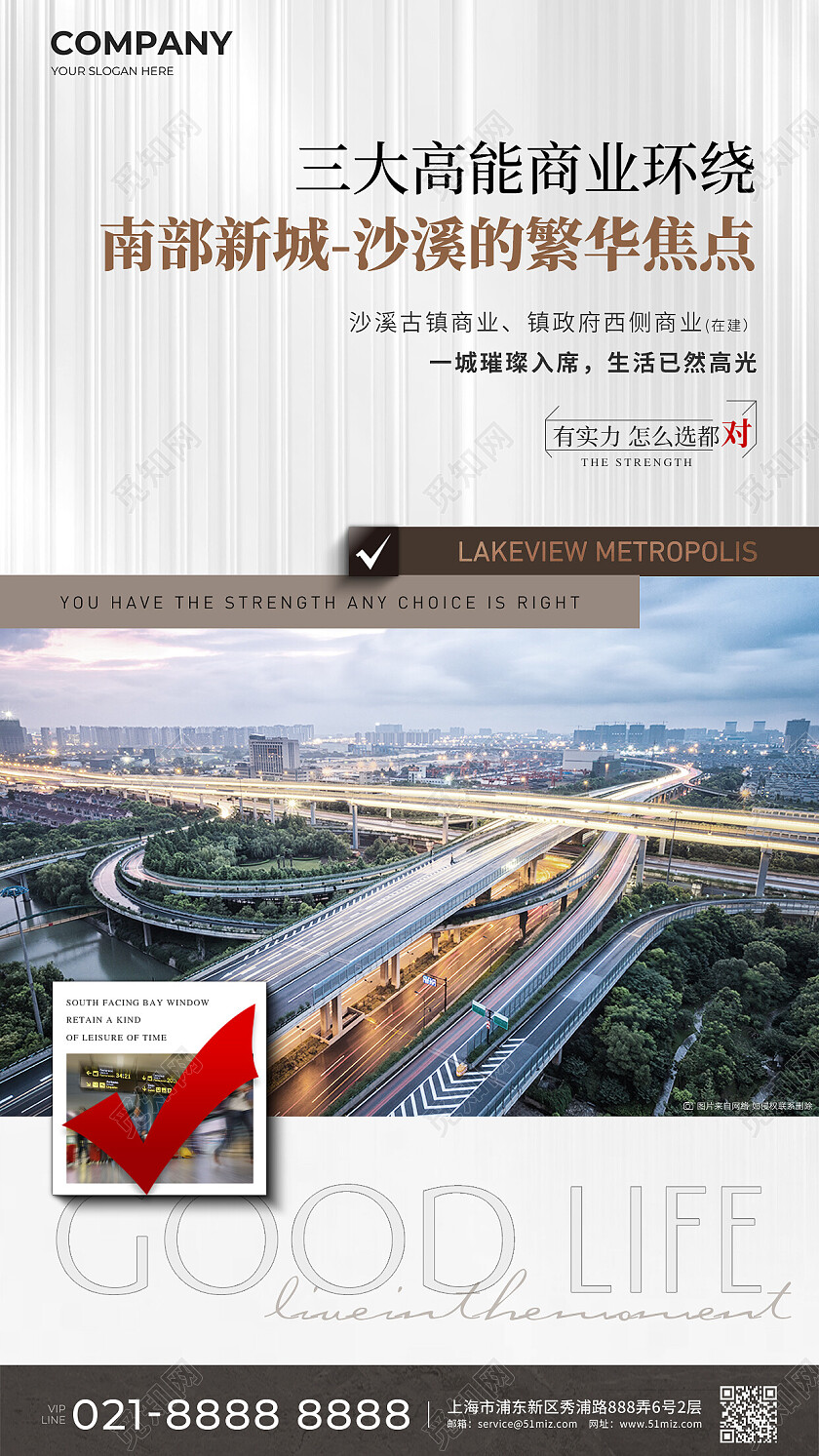 地产价值点地产配套交通价值点海报