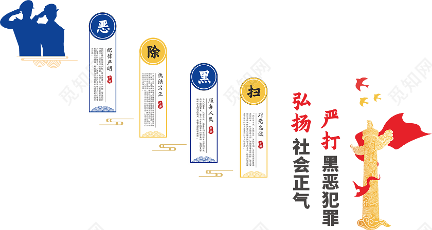 扫黑除恶文化墙