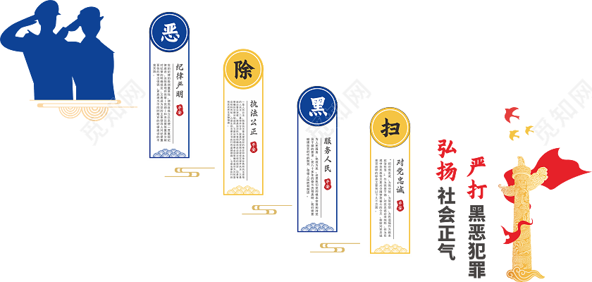 扫黑除恶文化墙
