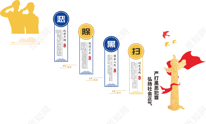 扫黑除恶文化墙